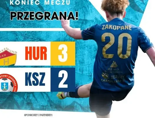 KS Zakopane przegrywa na wyjeździe z Huraganem Waksmund 3:2