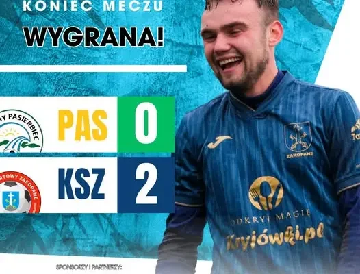 KS Zakopane wygrywa na wyjeździe z Pasierbcem 0:2 i zdobywa pierwsze punkty w sezonie