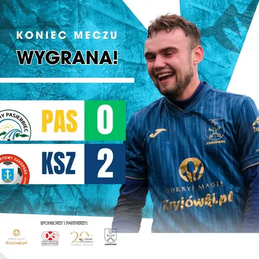 KS Zakopane wygrywa na wyjeździe z Pasierbcem 0:2 i zdobywa pierwsze punkty w sezonie