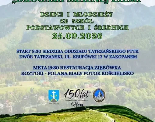 Rajd „Drogami Skalnej Ziemi” w Zakopanem – zgłoszenia do 23 września