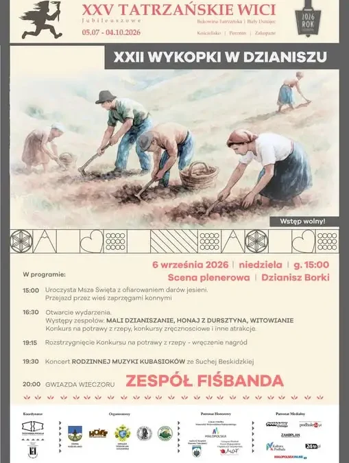 XXII Wykopki w Dzianiszu – góralskie święto z misją pomocy