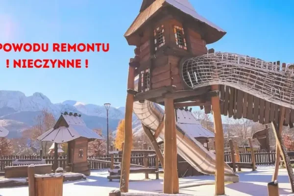 Plac zabaw na Dolnej Równi Krupowej w Zakopanem zamknięty na dwa tygodnie