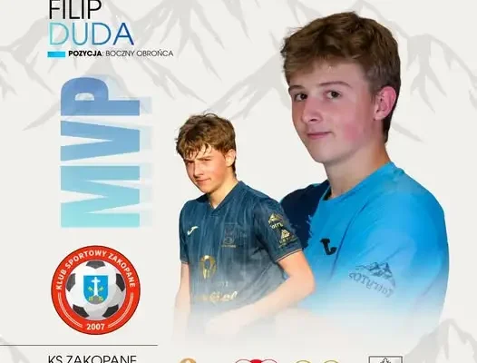 Filip Duda MVP meczu z LKS Szaflary – młody obrońca KS Zakopane zachwycił kibiców