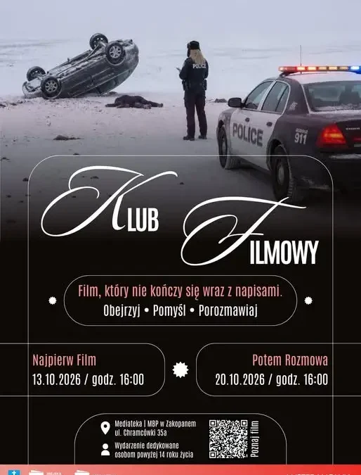 Klub Filmowy w Zakopanem: seans „Fargo” i dyskusja o moralności