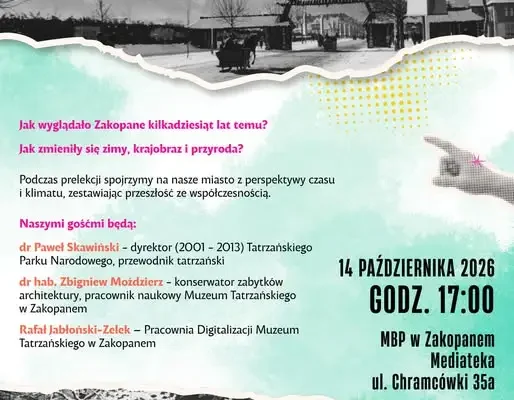 Zakopane zapisane w klimacie – spotkanie o zmianach w mieście i przyrodzie