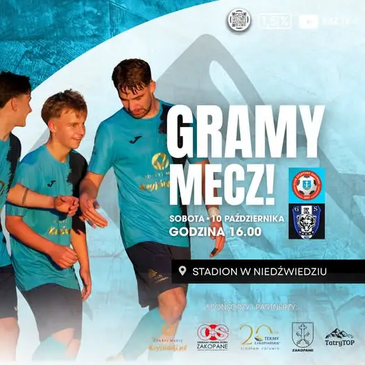 KS Zakopane zagra na wyjeździe z Orkanem Niedźwiedź – sobotni mecz ligowy