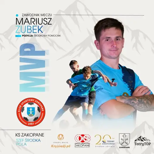Mariusz Zubek bohaterem KS Zakopane w meczu z Orkanem Niedźwiedź
