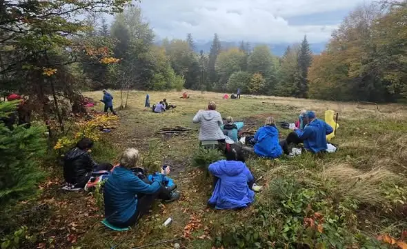 PTTK Zakopane zakończył sezon wycieczką w Beskid Sądecki