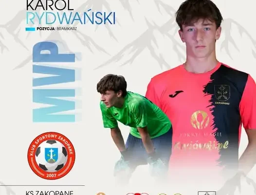 Karol Rydwański bohaterem meczu KS Zakopane – kolejne czyste konto